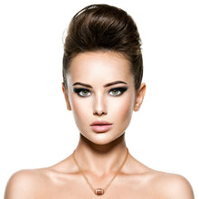 Load image into Gallery viewer, Pave Rhinestone Football Necklace Set
