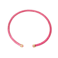 Load image into Gallery viewer, Pink Rhinestone Wrap Choker
