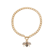 Load image into Gallery viewer, Clear Bee Toggle Necklace
