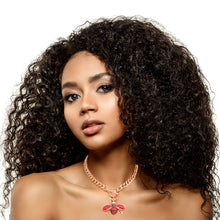 Load image into Gallery viewer, Red Bee Toggle Necklace
