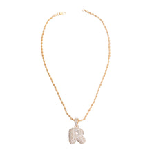 Load image into Gallery viewer, R Initial Necklace

