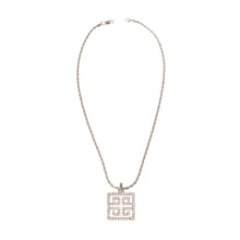 Load image into Gallery viewer, Silver Designer Rhinestone Pendant
