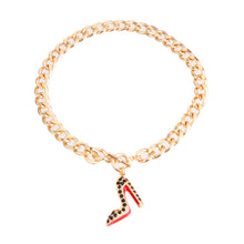 Load image into Gallery viewer, Bling Boutique High Heel Black Necklace
