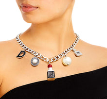 Load image into Gallery viewer, Silver Multi Designer Charm Necklace
