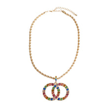 Load image into Gallery viewer, Rope Chain Multi Color Designer Necklace
