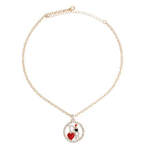 Load image into Gallery viewer, Round Gold D Pendant Necklace
