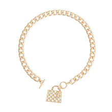 Load image into Gallery viewer, Gold Toggle Handbag Chain
