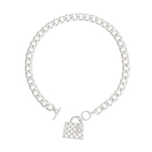 Load image into Gallery viewer, Silver Toggle Handbag Chain
