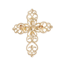Load image into Gallery viewer, Multi Filigree Cross Brooch
