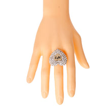 Load image into Gallery viewer, Gold No 7 Heart Ring
