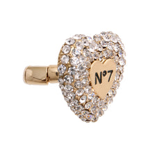 Load image into Gallery viewer, Gold No 7 Heart Ring
