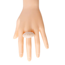 Load image into Gallery viewer, Cream Pearl Rounded Cocktail Ring
