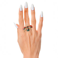 Load image into Gallery viewer, Rhinestone Bee Stretch Ring
