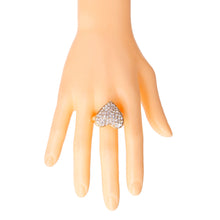 Load image into Gallery viewer, Gold 3D Heart Ring
