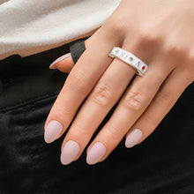 Load image into Gallery viewer, White Roman Numeral Ring
