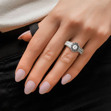 Load image into Gallery viewer, Designer Accent Silver Ring
