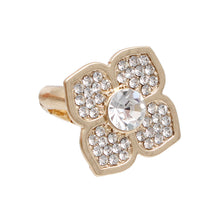 Load image into Gallery viewer, Gold Luxury French Designer Flower Ring
