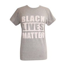 Load image into Gallery viewer, Gray XX-Large BLACK LIVES MATTER Shirt
