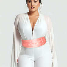 Load image into Gallery viewer, Pink Satin Wrap Belt
