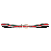 Load image into Gallery viewer, Designer Style Rhinestone Stripe Belt
