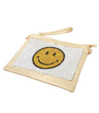Load image into Gallery viewer, Smile Sequin Clutch
