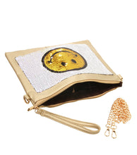 Load image into Gallery viewer, Smile Sequin Clutch
