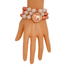 Load image into Gallery viewer, Pink Elephant Charm 3 Pcs Bracelets
