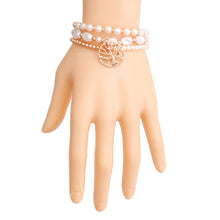 Load image into Gallery viewer, Cream Pearl Tree of Life Bracelets
