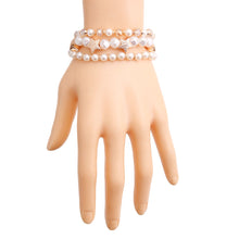 Load image into Gallery viewer, Cream Pearl Star Bracelets
