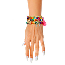 Load image into Gallery viewer, Rainbow Elephant Horseshoe Bracelets
