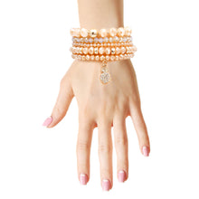 Load image into Gallery viewer, Light Brown Pineapple Charm Bracelets
