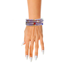Load image into Gallery viewer, Light Purple Glass Bead Bracelets
