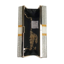 Load image into Gallery viewer, Black Bling $10K Rectangle Clutch
