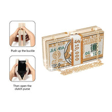 Load image into Gallery viewer, Gold Bling $10K Rectangle Clutch
