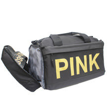 Load image into Gallery viewer, Black Canvas Travel Duffel
