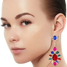 Load image into Gallery viewer, Teardrop Multi Color Earrings

