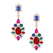 Load image into Gallery viewer, Teardrop Multi Color Earrings
