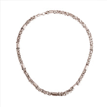 Load image into Gallery viewer, Silver Stainless Steel Rounded Link Chain
