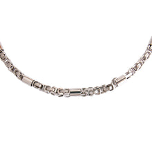 Load image into Gallery viewer, Silver Stainless Steel Rounded Link Chain
