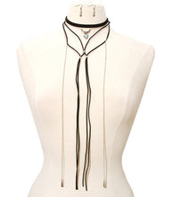 Load image into Gallery viewer, Chain Suede Choker
