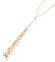 Load image into Gallery viewer, Suede Drop Necklace Set
