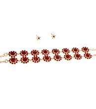 Load image into Gallery viewer, Flower Choker Set
