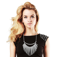 Load image into Gallery viewer, Bar Metal Necklace Set
