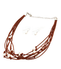Load image into Gallery viewer, Cord Layered Necklace Set
