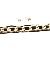 Load image into Gallery viewer, Metal with Leather Choker
