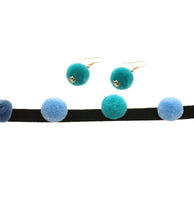Load image into Gallery viewer, Pom Pom Choker Set
