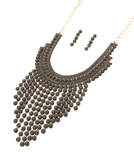 Load image into Gallery viewer, Beads Drop Necklace Set
