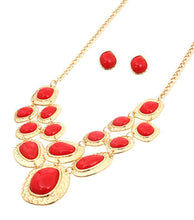 Load image into Gallery viewer, Beads Statement Necklace Set
