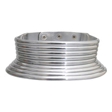 Load image into Gallery viewer, Silver Vegan Leather Snap Collar
