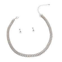 Load image into Gallery viewer, Silver Multi Link Chain Necklace
